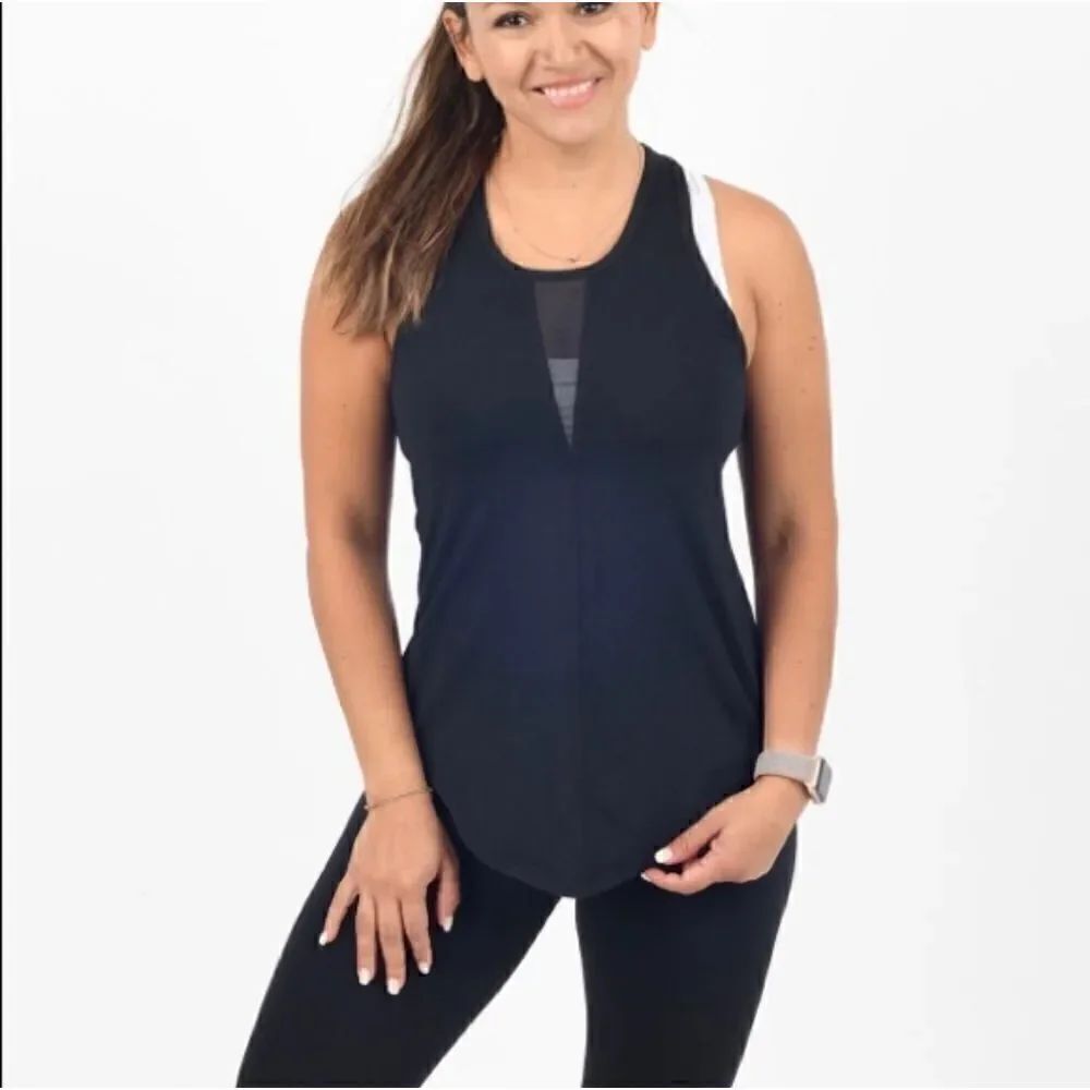 Zyia Black Effortless Tank Top
